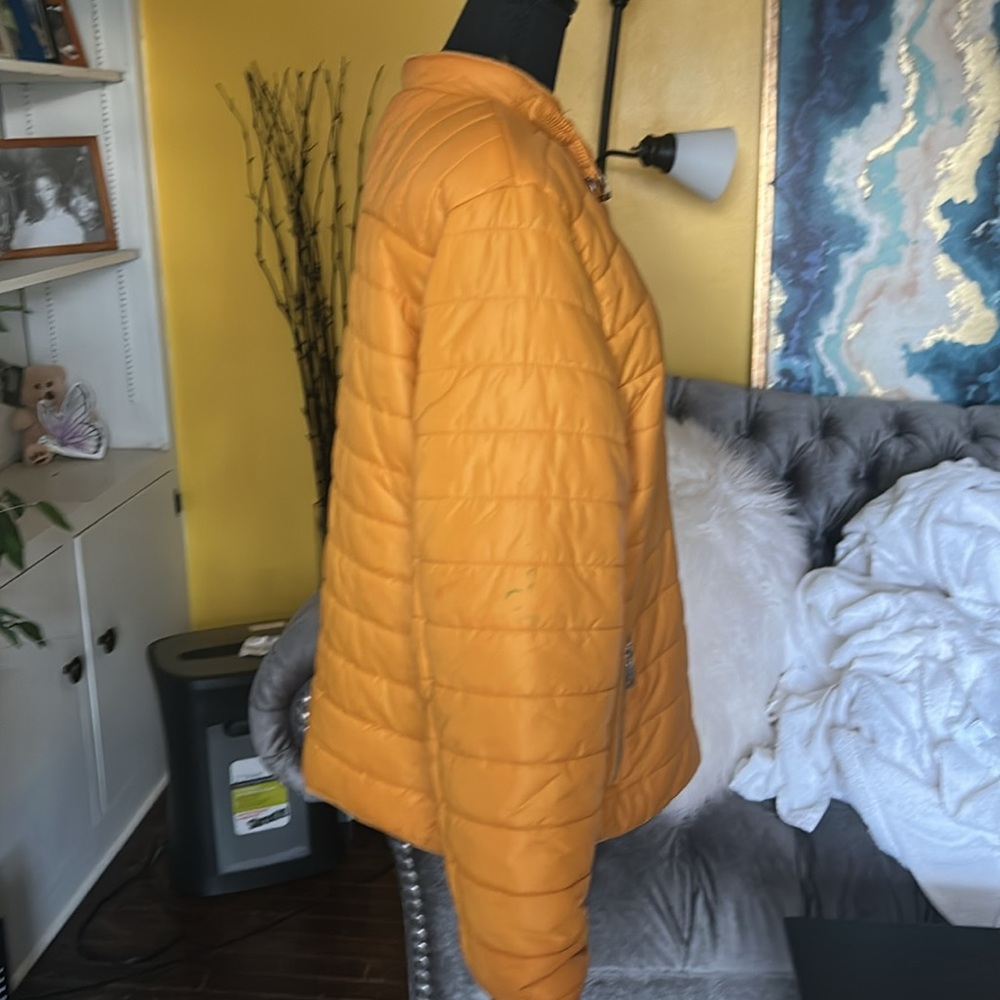 Women’s mustard colored Quilted Jacket - Picture 4 of 9